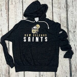New Orleans Saints Nike SOFT Retro NFL Football Hoodie Pullover Black Sweatshirt